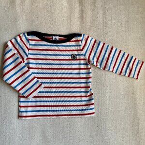 Petit Bateau Striped Nautical Shirt 2T Breton Top